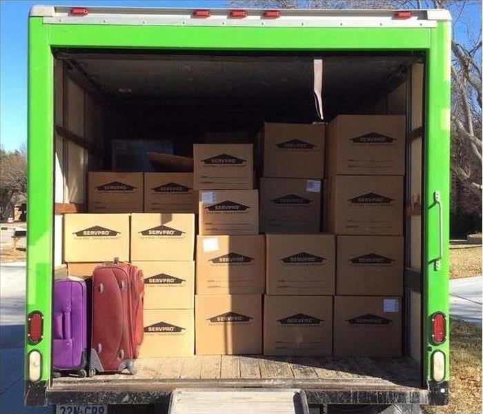 Box truck with contents 